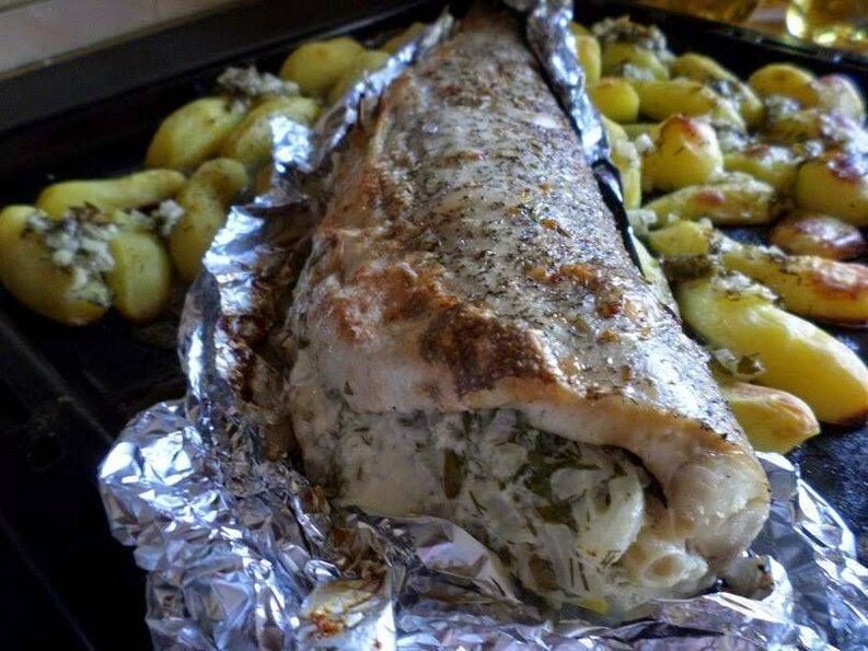 pečena riba s pankreatitisom